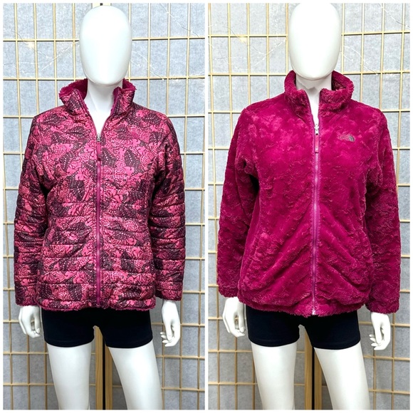 Girl’s North Face Girls Reversible Mossbud Swirl Jacket